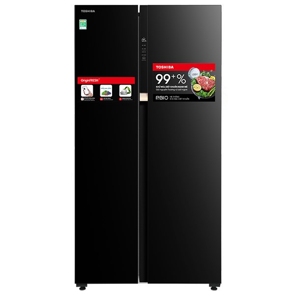 Tủ Lạnh Toshiba Inverter 596 Lít Side By Side GR-RS780WI-PGV(22)-XK
